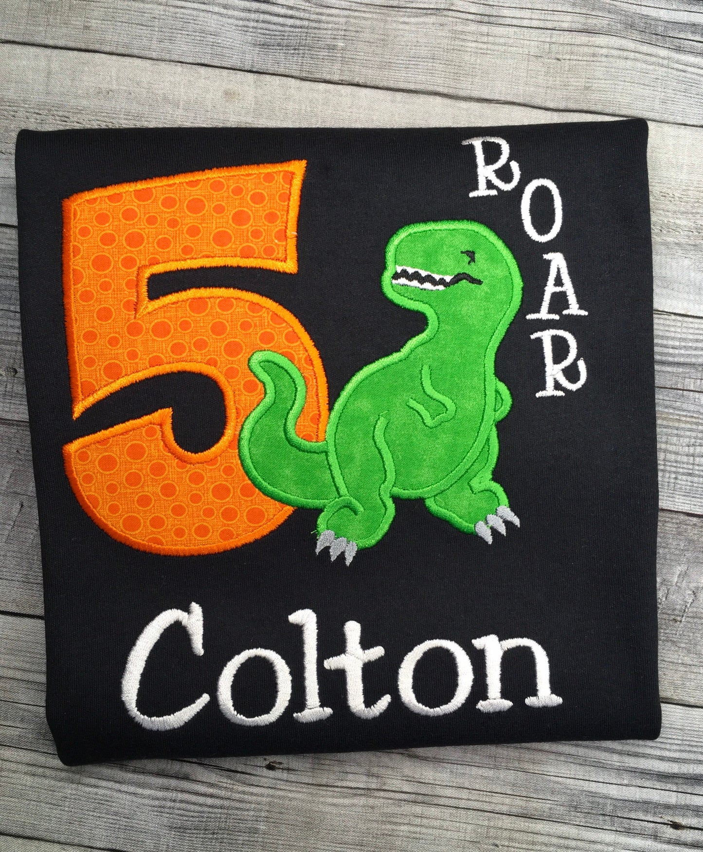 Dinosaur TRex Sweatshirt Birthday Party